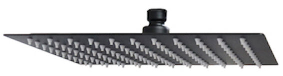 Plato Ducha Cuadrado 10" Schwarz