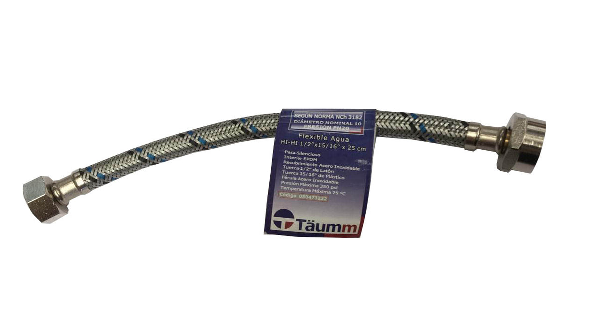 Flexible HI 1/2" x 15/16" 25 cm