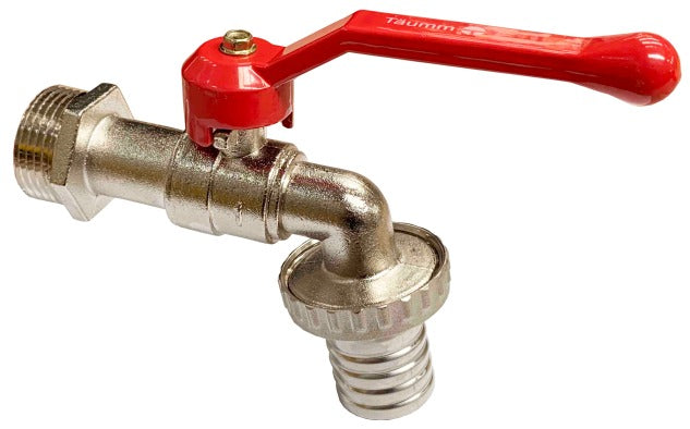 Llave Bola Jardín/Lavadero 1" - Zamak