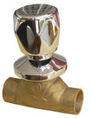 Llave Paso So Campana Cromada 1/2"