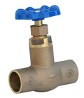 Llave Paso Cuello Muy Alto 3/4" Bronce