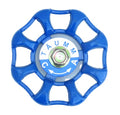 Manilla Aluminio Llave Paso 1/2" Azul