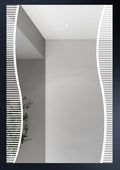 Espejo 60x90 Rectangular Franjas Onda