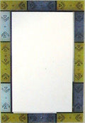 Espejo 60x90 Rectangular Ocre-Celeste