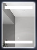 Espejo 45x60 Rectang. c/luz Led Arr-Abaj
