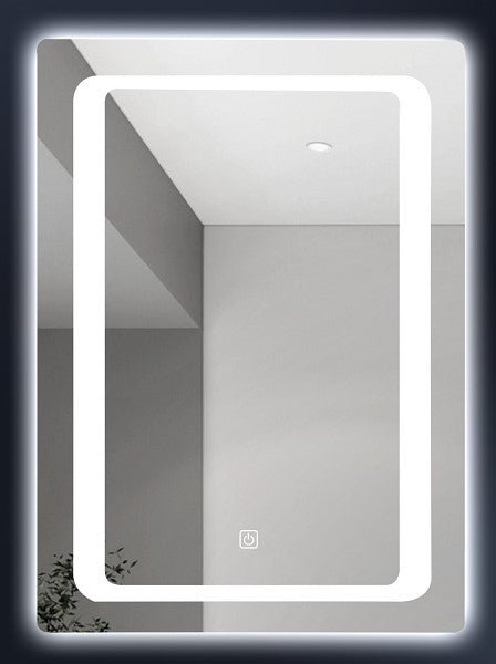Espejo 70x50 Rectang. c/luz Led Contorno